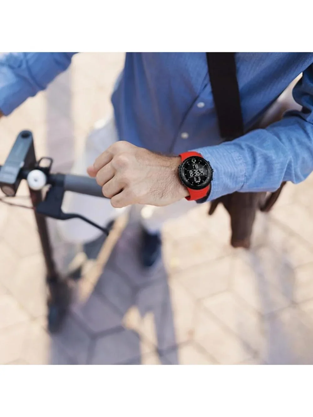 Men's Waterproof Digital Sports Watch | Tactical LED Backlight Timepiece